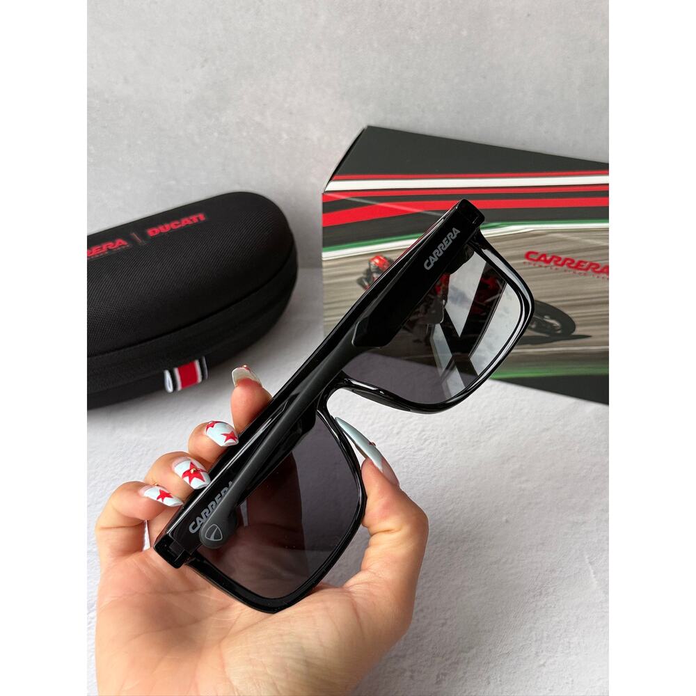 NEW Carrera CARDUC 011/S Black Unisex Sunglasses - Picture 3 of 8